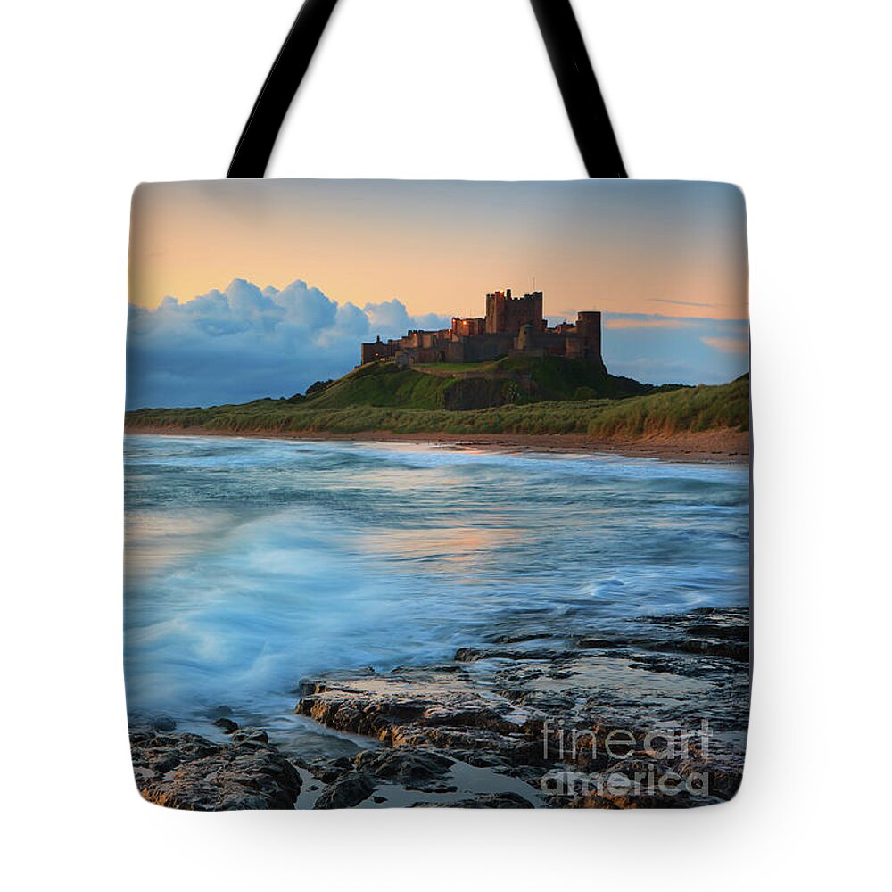 Bamburgh Tote Bag featuring the photograph Bamburgh Castle - Northumberland 4 by Henk Meijer Photography