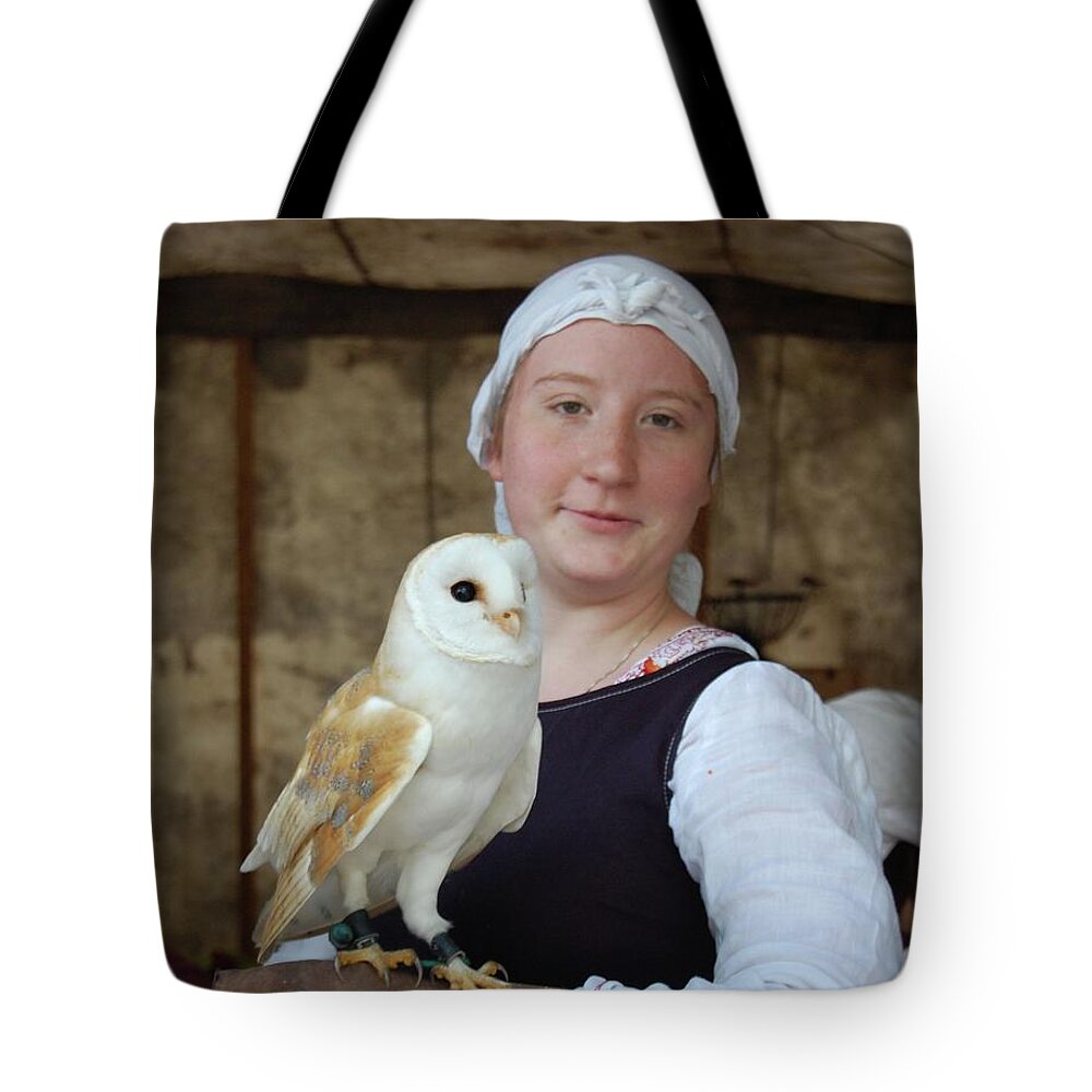 Barn Owl Tote Bag featuring the photograph Barn owl #1 by Jackie Russo