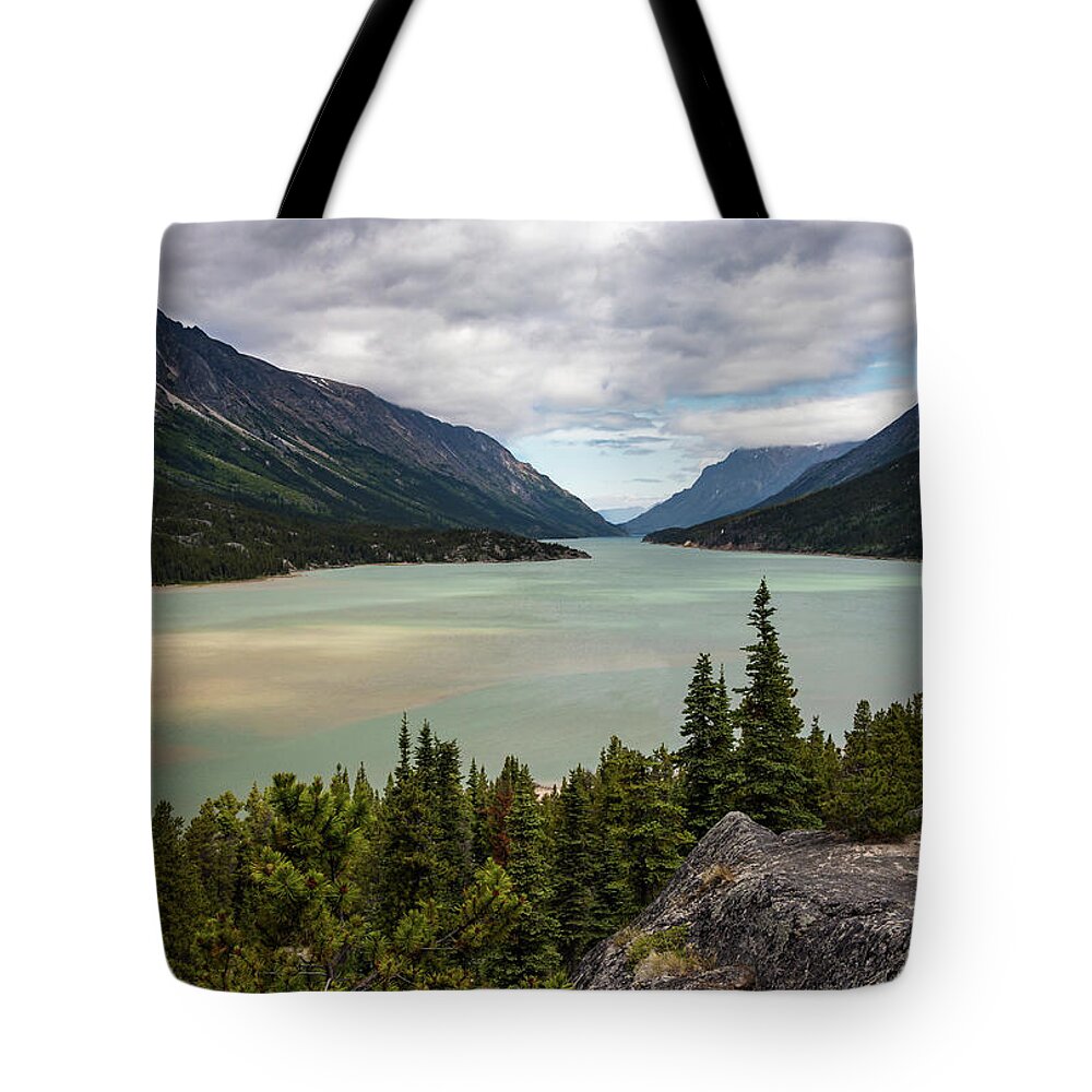 Yukon Tote Bag featuring the photograph Bennett Lake #1 by Ed Clark
