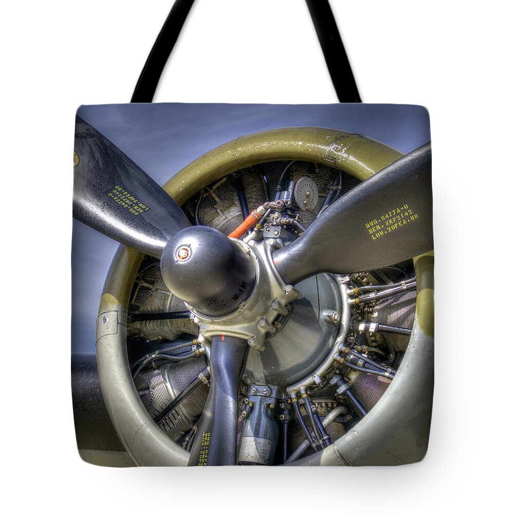 B-17 Bomber Wwii Tote Bag featuring the photograph B-17 #2 by Joe Palermo