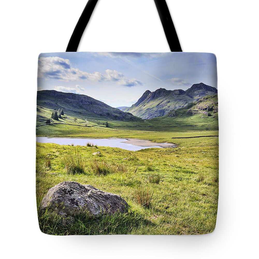 Altitude Tote Bag featuring the photograph Blea Tarn #1 by Chris Smith