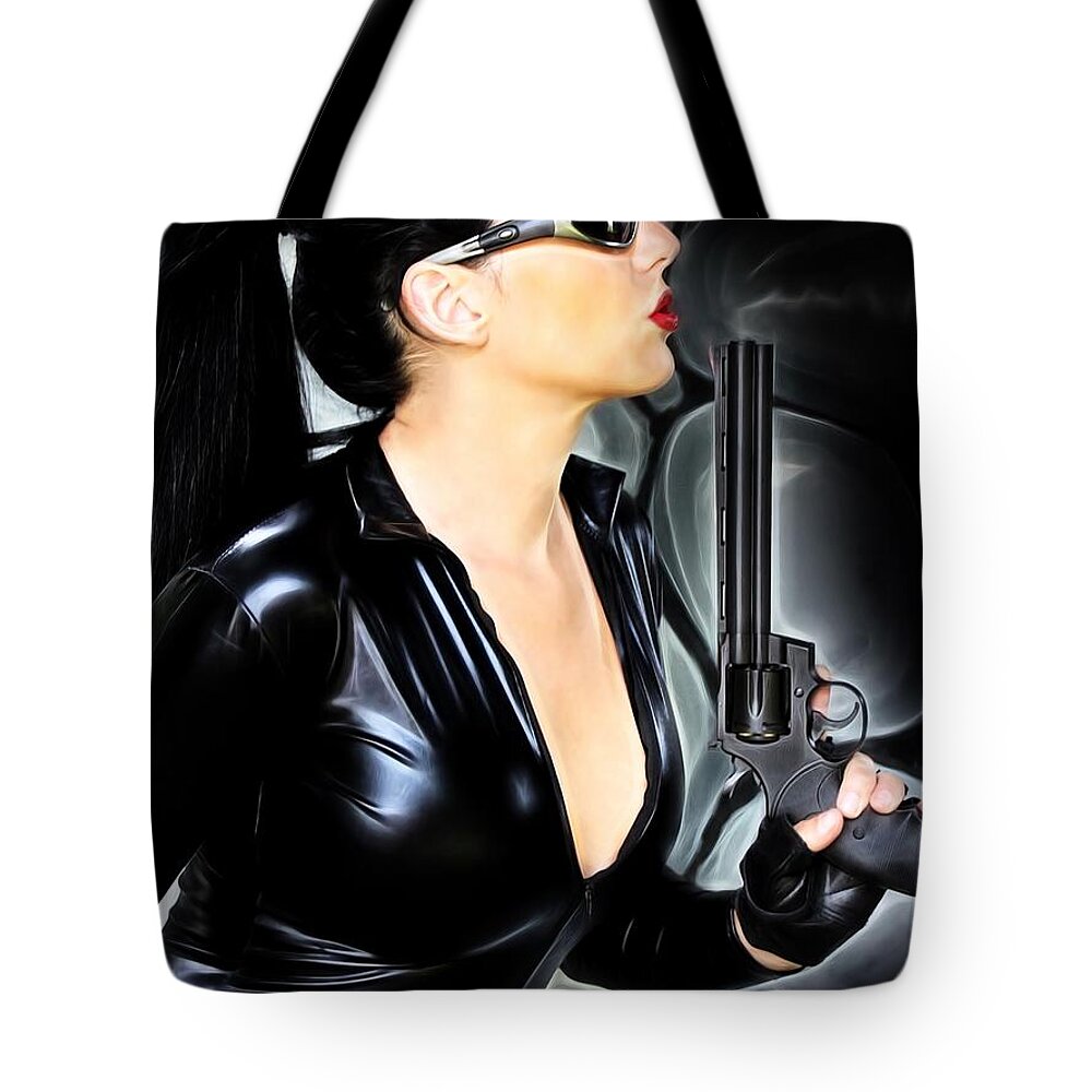 Fantasy Tote Bag featuring the painting Blown Away by Jon Volden