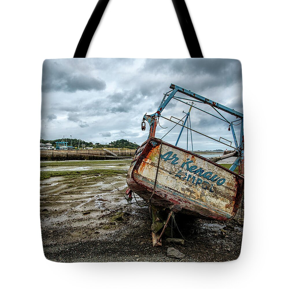 Boat Tote Bag featuring the photograph Boats by the Sea by Nailia Schwarz