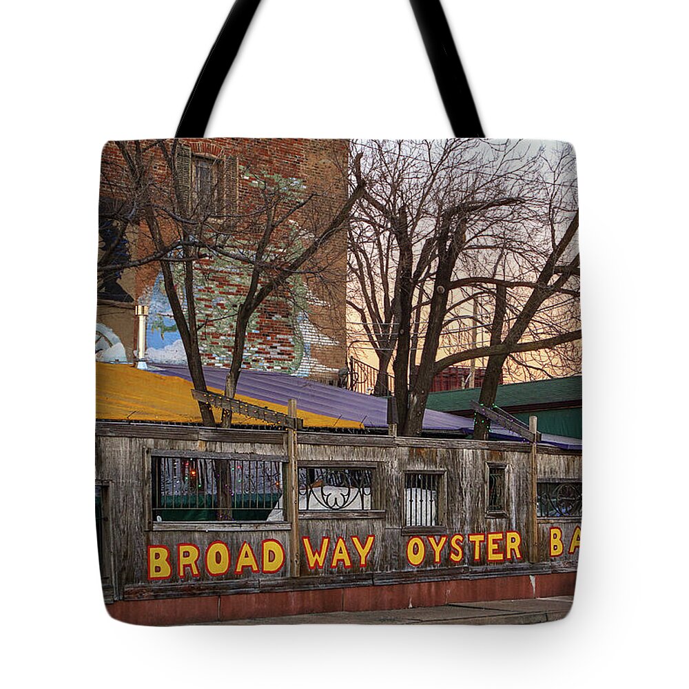 Architecture Tote Bag featuring the photograph Broadway Oyster Bar #1 by Robert FERD Frank