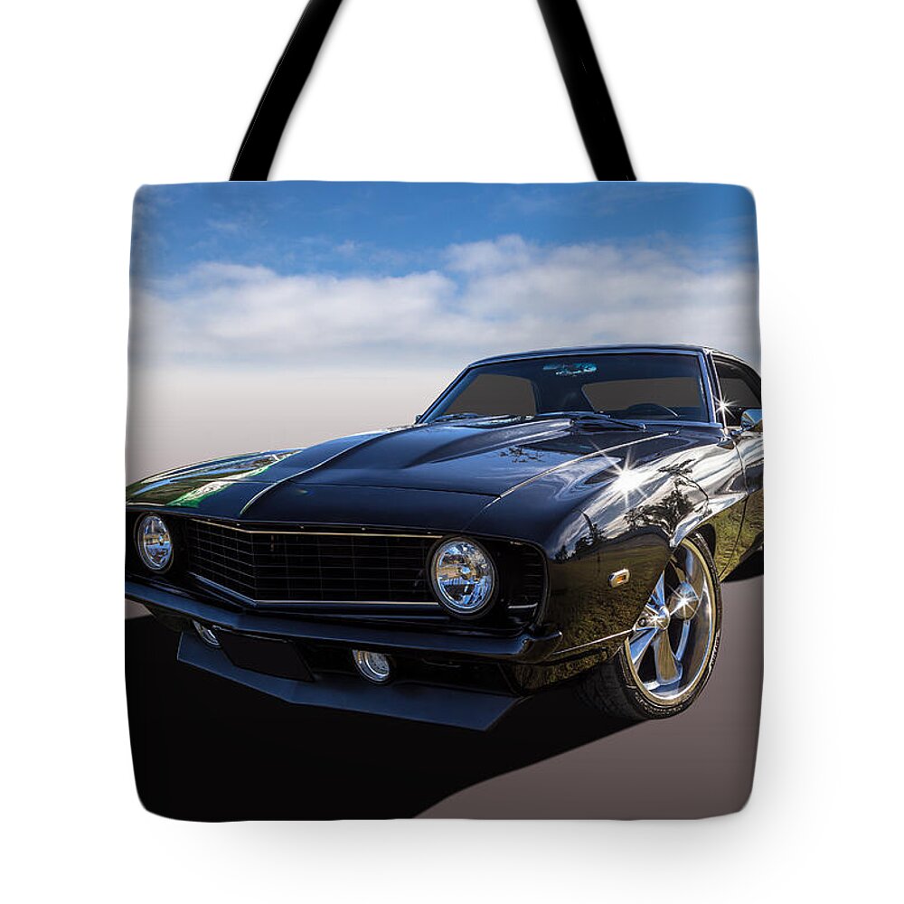 Car Tote Bag featuring the photograph Camaro #1 by Keith Hawley