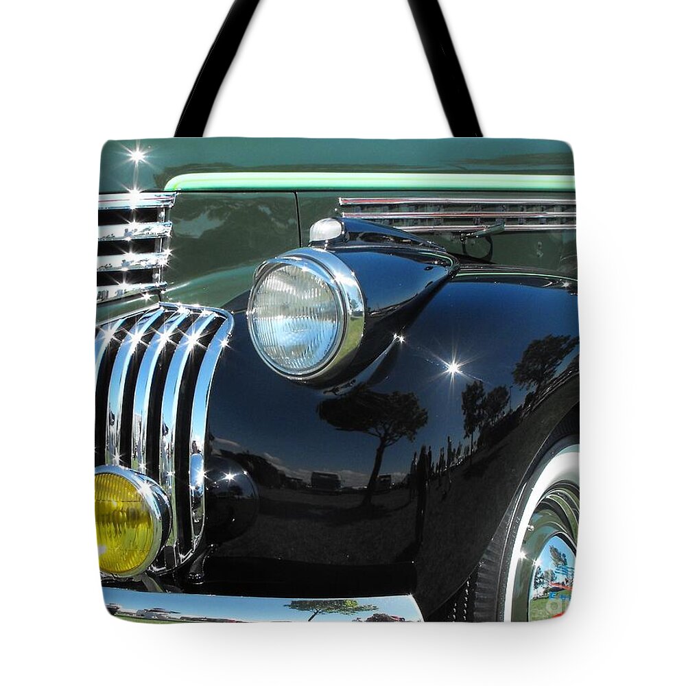 Chevrolet Tote Bag featuring the photograph Chevrolet Pickup Truck by Neil Zimmerman