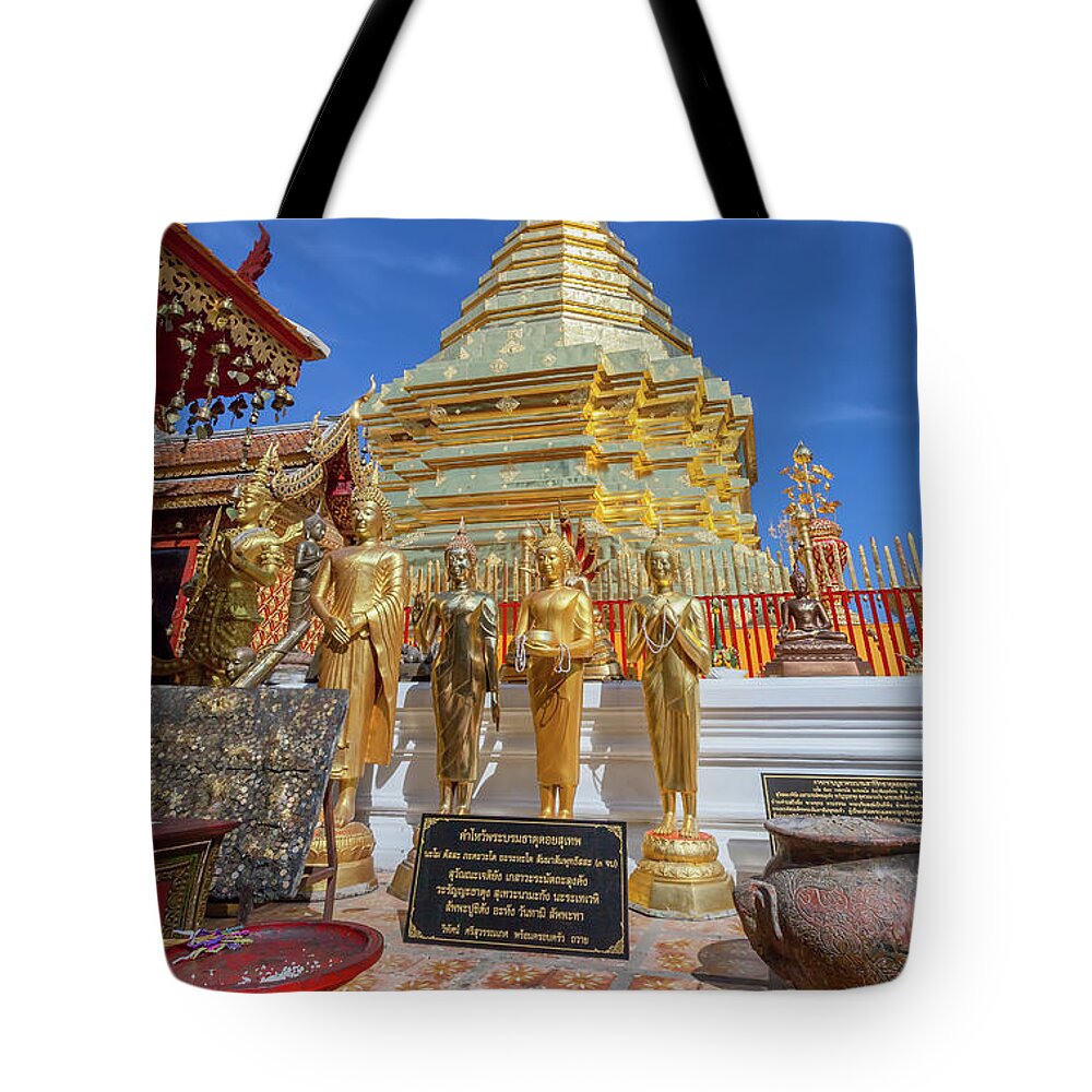 Temple Tote Bag featuring the photograph Chiang Mai Temple #1 by Adrian Evans
