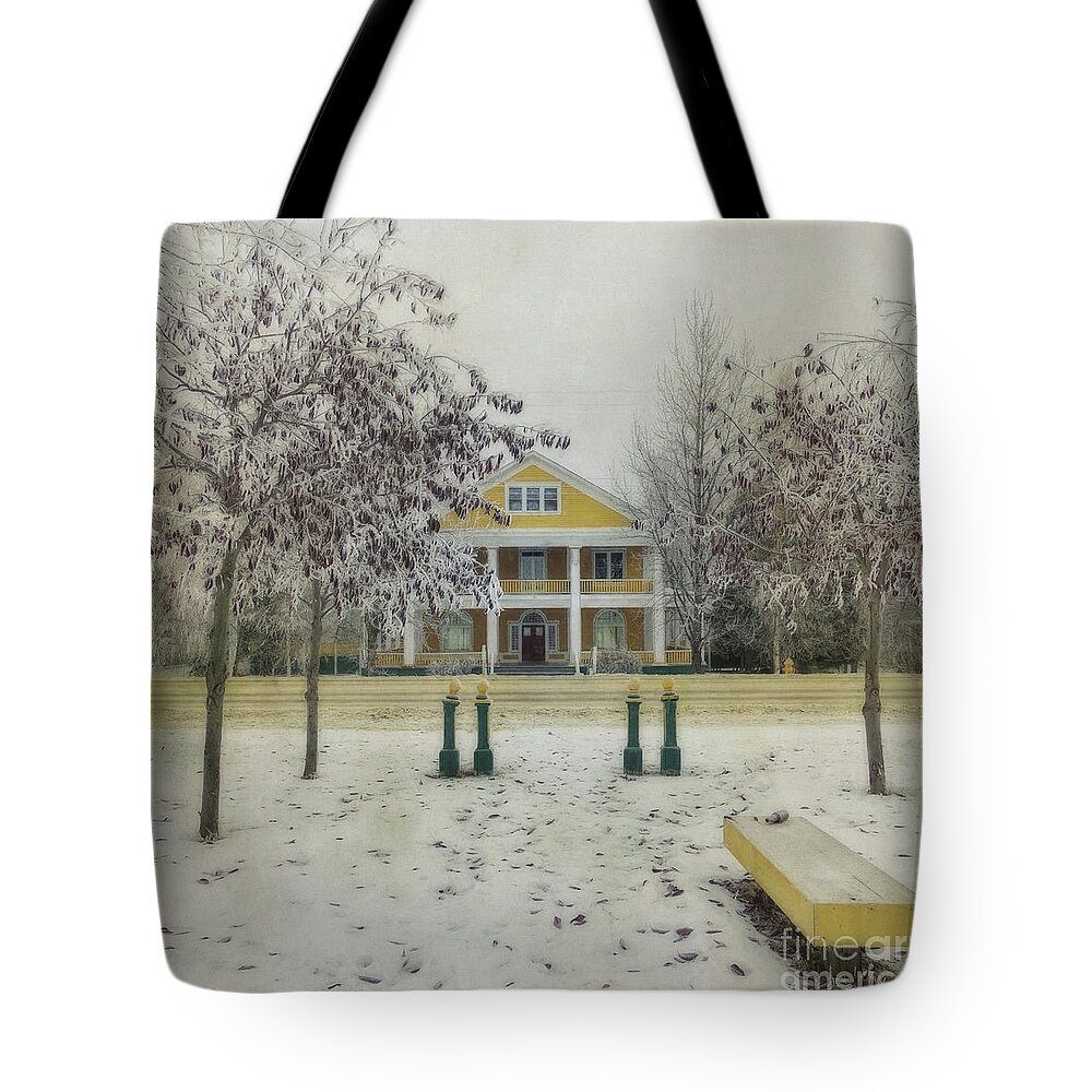 Dawson City Tote Bag featuring the photograph Commissioner's Residence #2 by Priska Wettstein