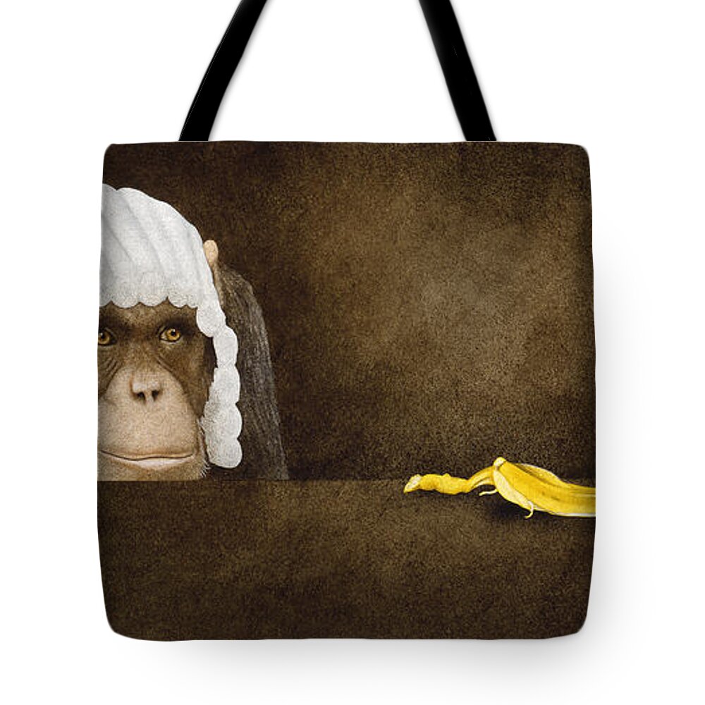 Will Bullas Tote Bag featuring the painting Court Of Appeals... #1 by Will Bullas