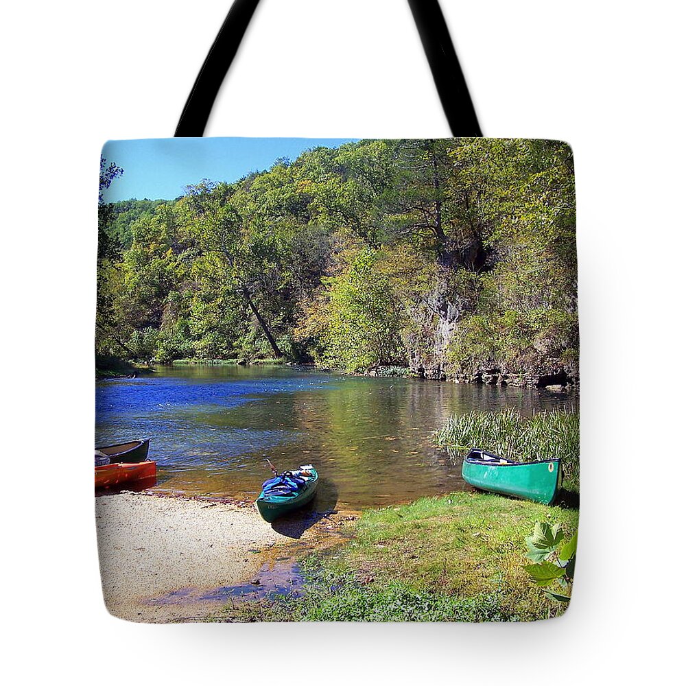 Current River Tote Bag featuring the photograph Current River 5 #1 by Marty Koch