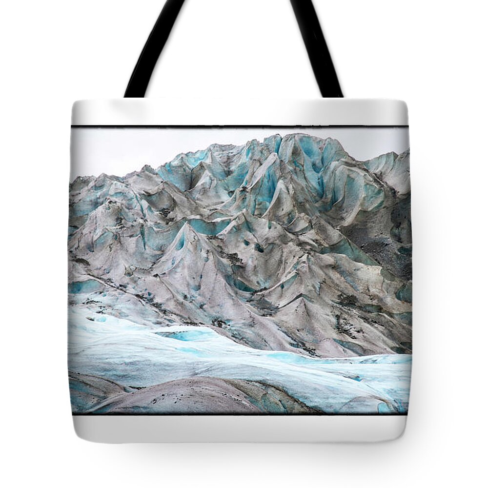 Glacier Tote Bag featuring the photograph Davidson Glacier #1 by R Thomas Berner