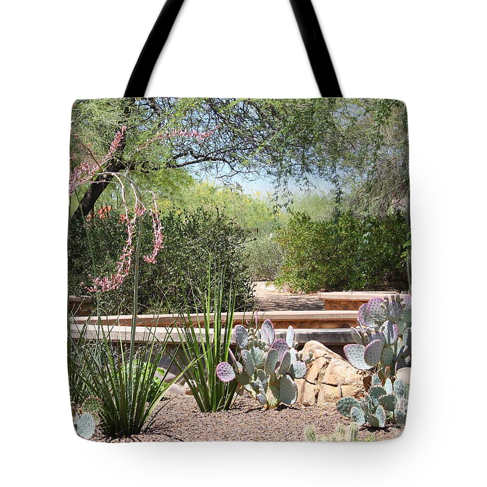 Desert Tote Bag featuring the photograph Desert Garden #1 by Carol Groenen