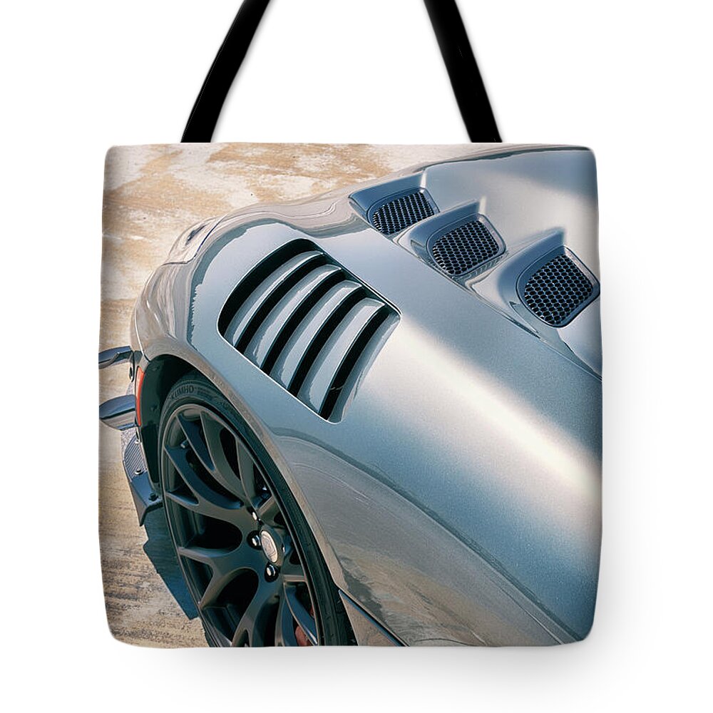 American Tote Bag featuring the photograph #Dodge #ACR #Viper #Print #1 by ItzKirb Photography