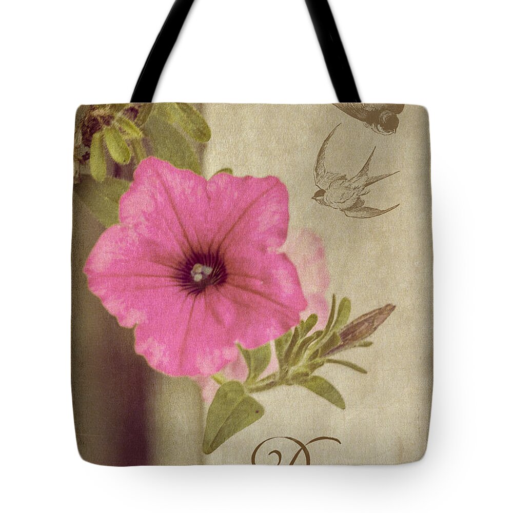 Petunia Tote Bag featuring the photograph Dreamer by Cathy Kovarik