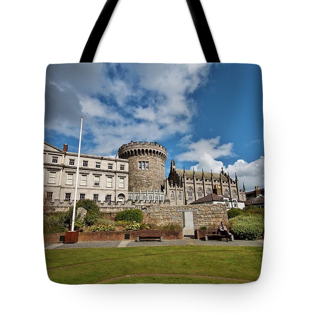 Dublin Castle Tote Bag featuring the photograph Dublin Castle #1 by Marisa Geraghty Photography