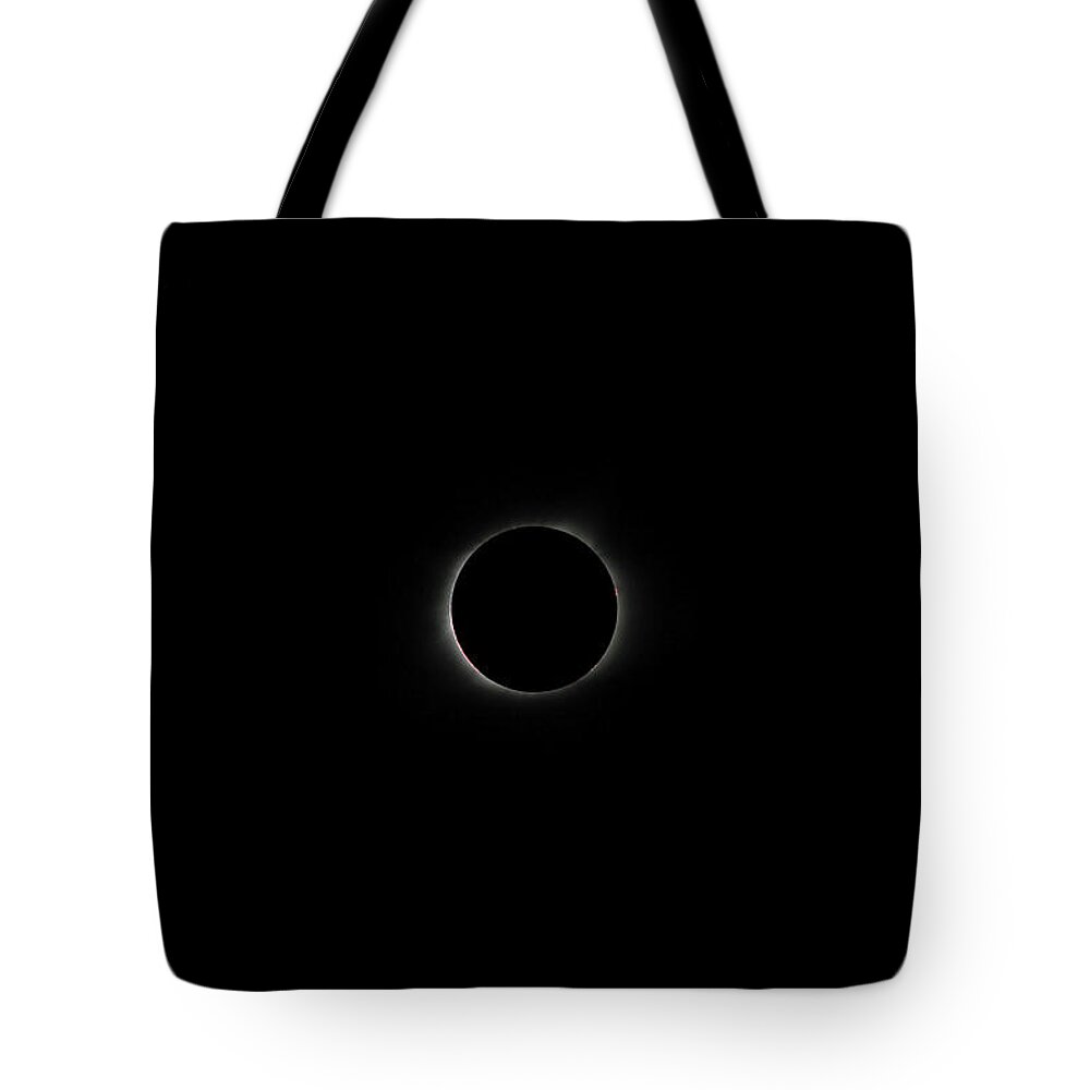 Moon Tote Bag featuring the photograph Eclipse 2017 #1 by Ross Henton