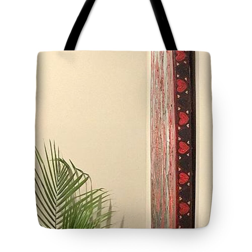  Tote Bag featuring the painting Eternal Hearts #1 by James Lanigan Thompson MFA