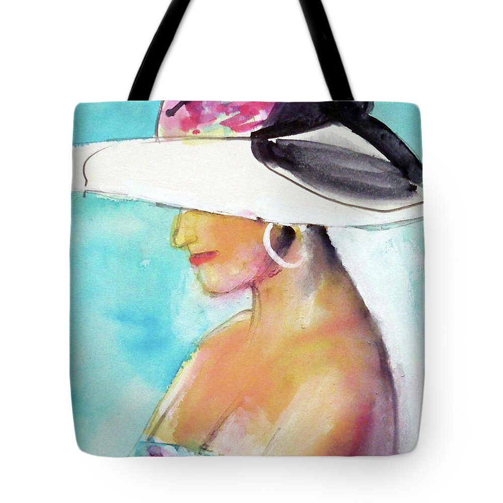 Water Outdoors Nature People Travel Tote Bag featuring the painting Etoile #1 by Ed Heaton