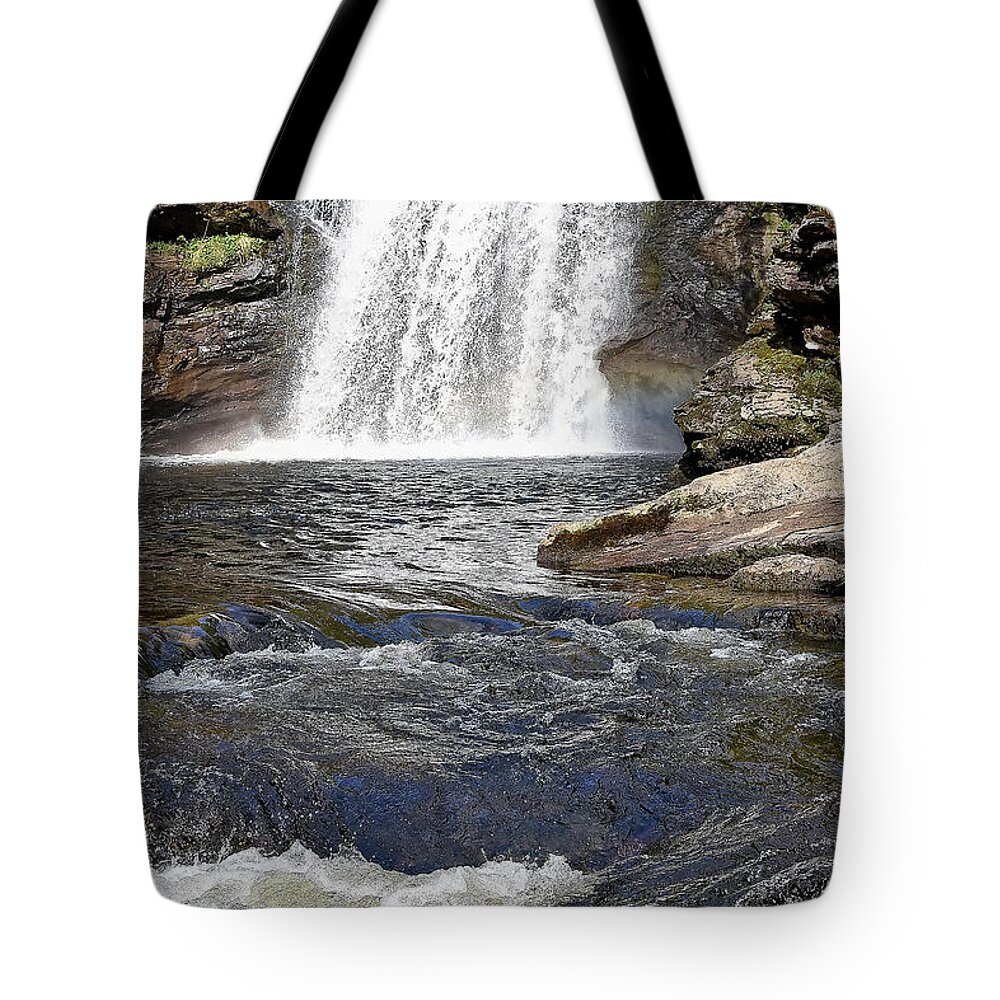 Waterfall Tote Bag featuring the photograph Falls of Falloch #1 by Kuni Photography