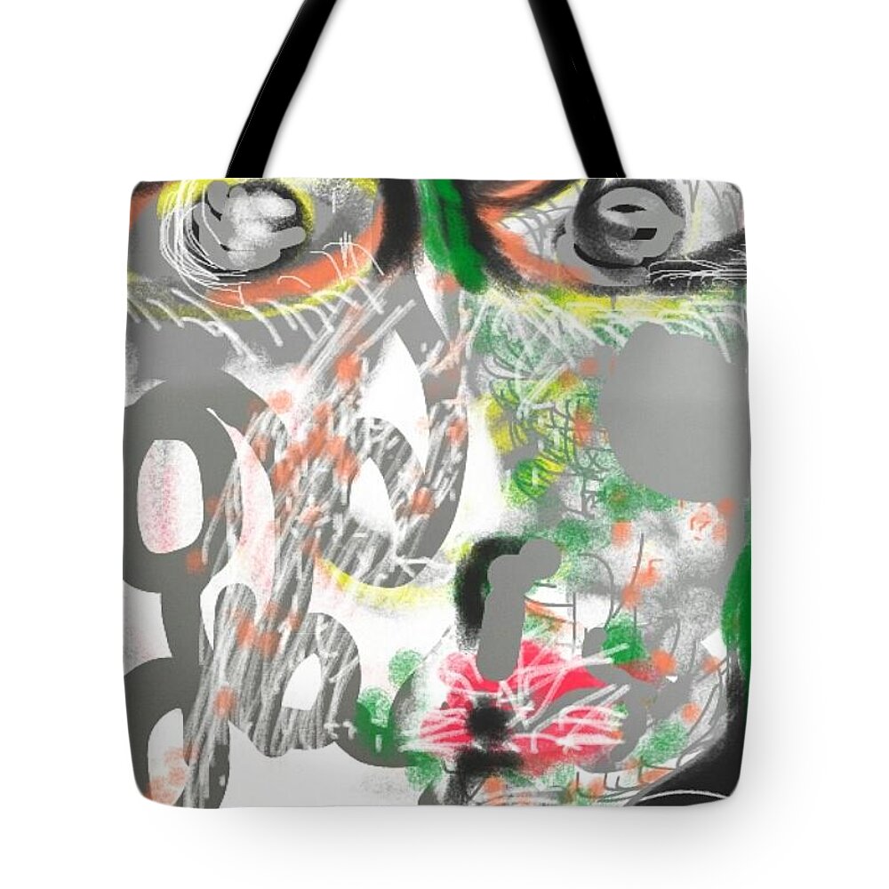 Love Tote Bag featuring the painting First kiss #1 by Subrata Bose