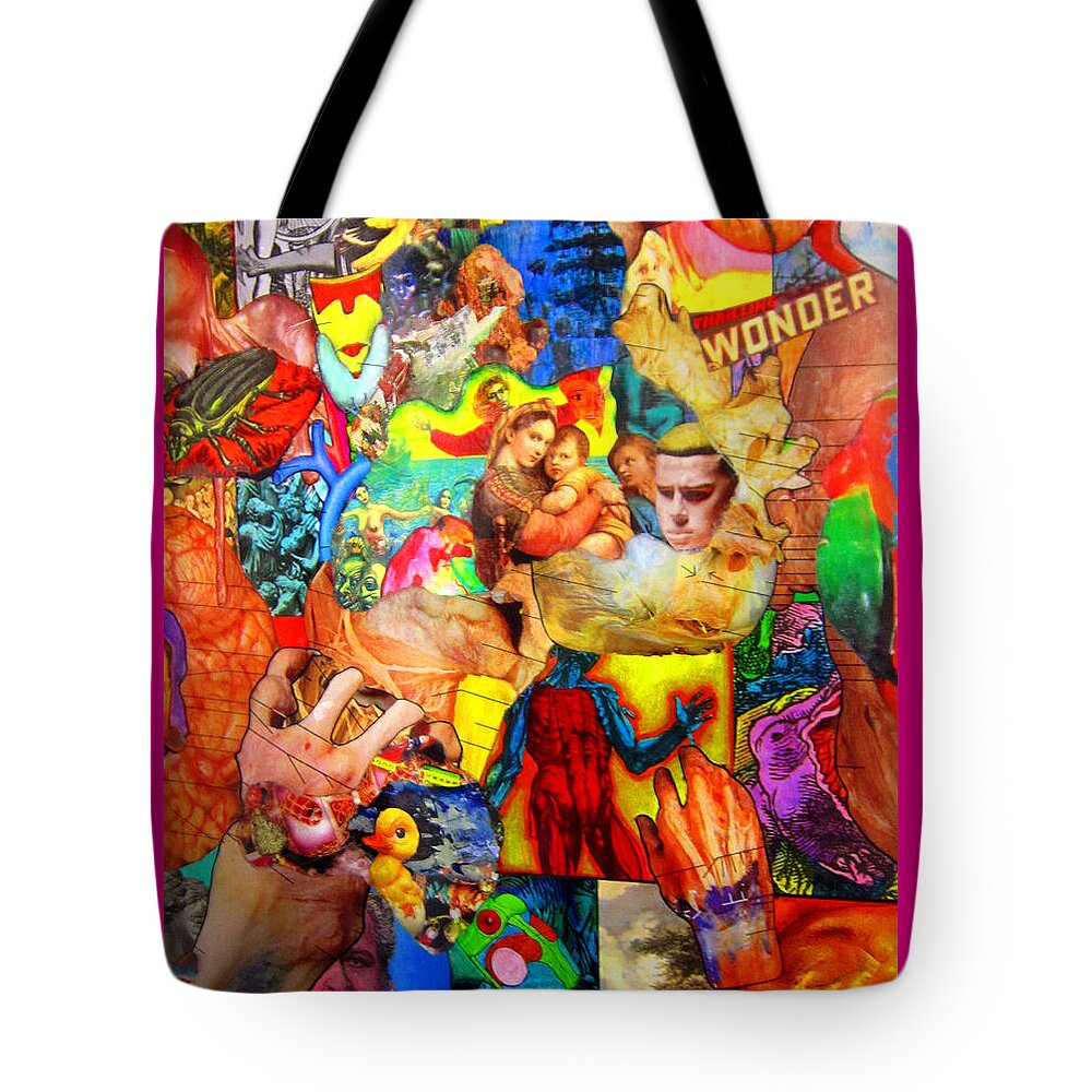  Tote Bag featuring the painting Flesh Detail 2 by Steve Fields