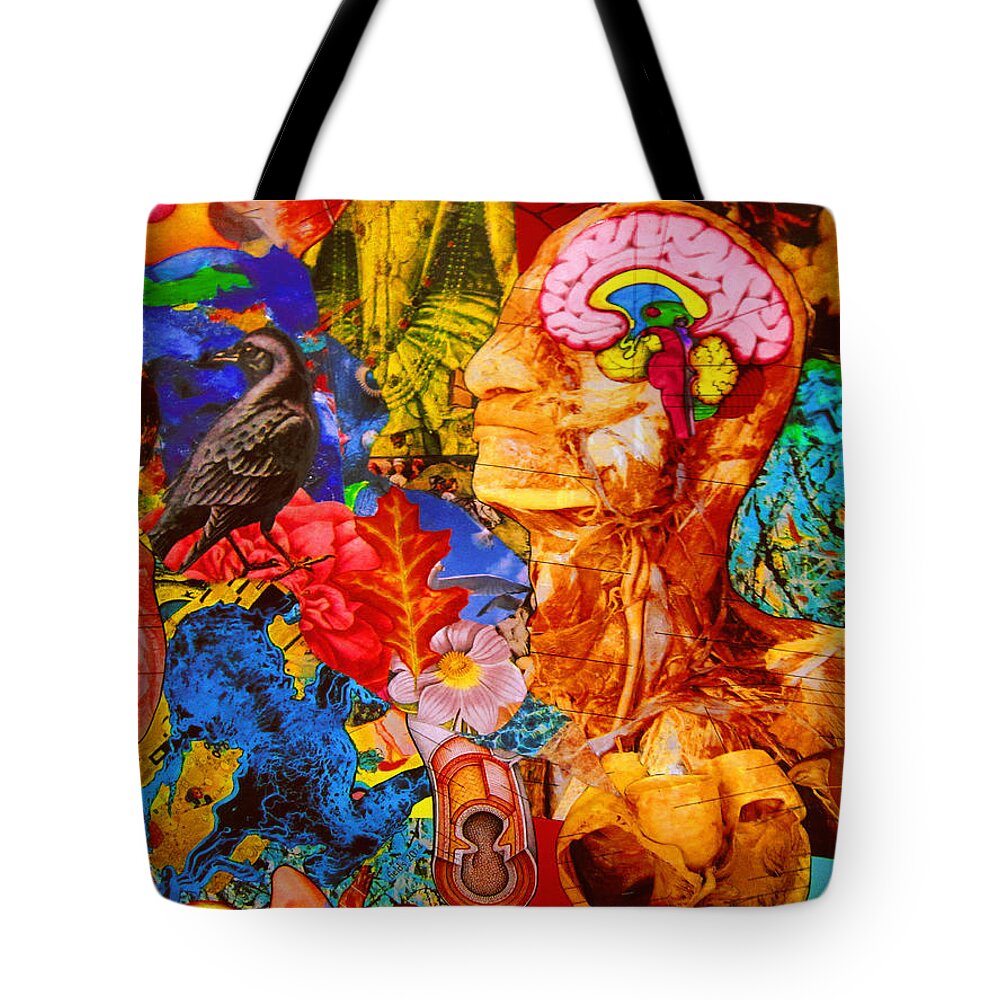  Tote Bag featuring the painting Flesh Detail 3 by Steve Fields