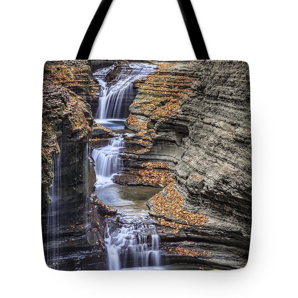 Kremsdorf Tote Bag featuring the photograph Flow Gently by Evelina Kremsdorf