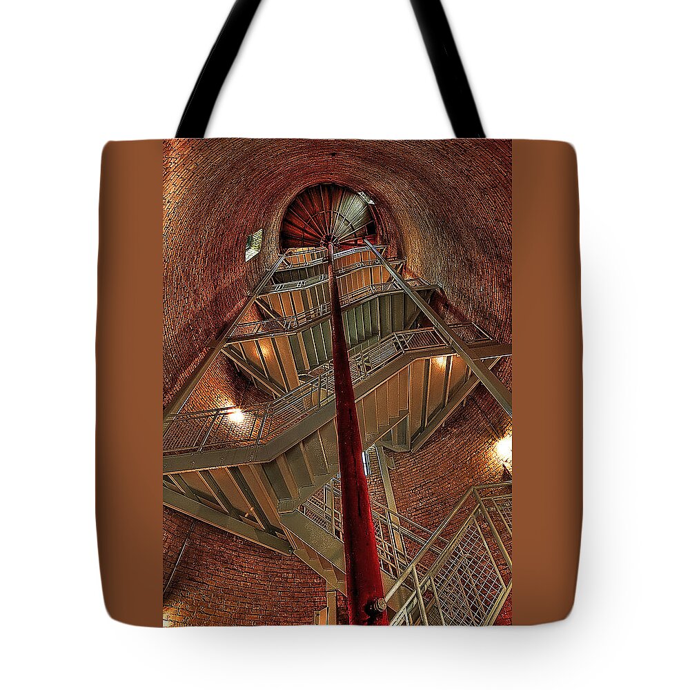 Fort Atkinson Tote Bag featuring the photograph Fort Atkinson Water Tower #1 by Rod Melotte