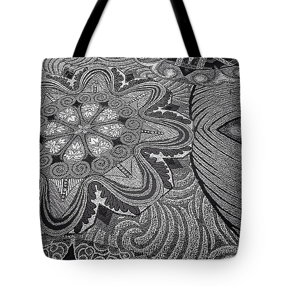 Bnw_zone Tote Bag featuring the photograph Friday Afternoon Photoshopping! Much #1 by Austin Tuxedo Cat