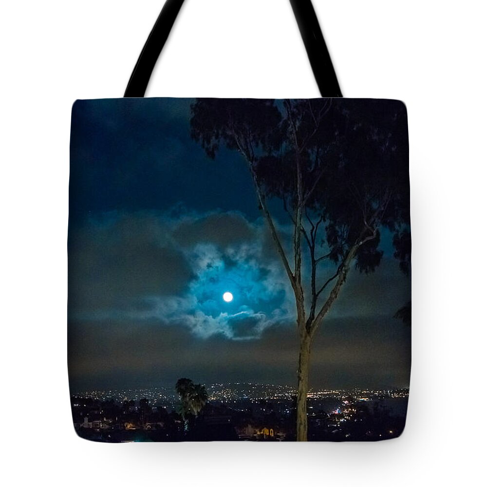 California Tote Bag featuring the photograph Friday The 13th Full Moon #1 by Garry Loss
