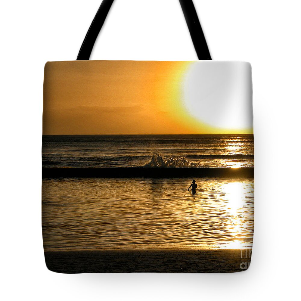 Hawaii Tote Bag featuring the photograph Fun In the Sun #1 by Timothy Hacker