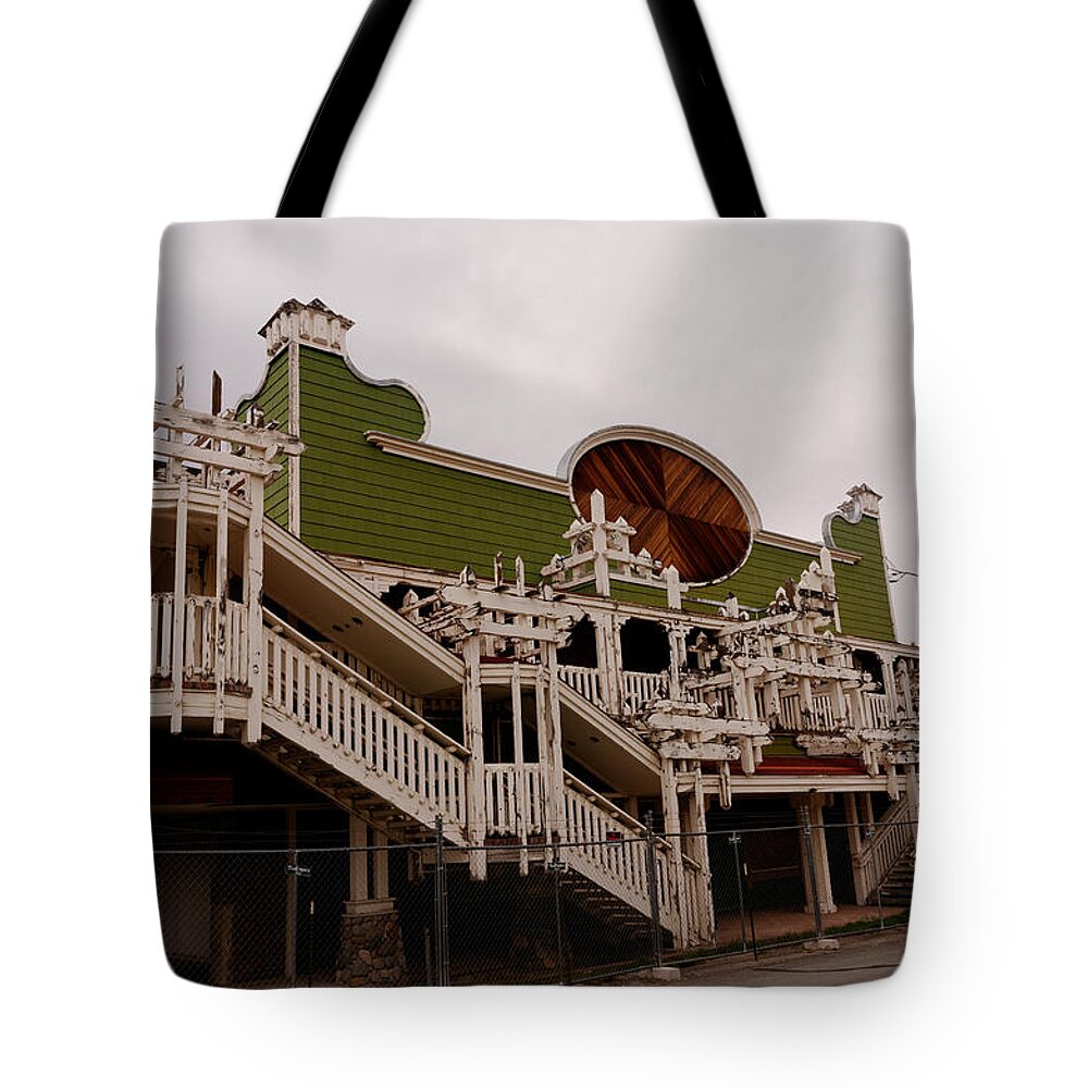 Tote Bag featuring the photograph Ghostcasino by Carl Wilkerson