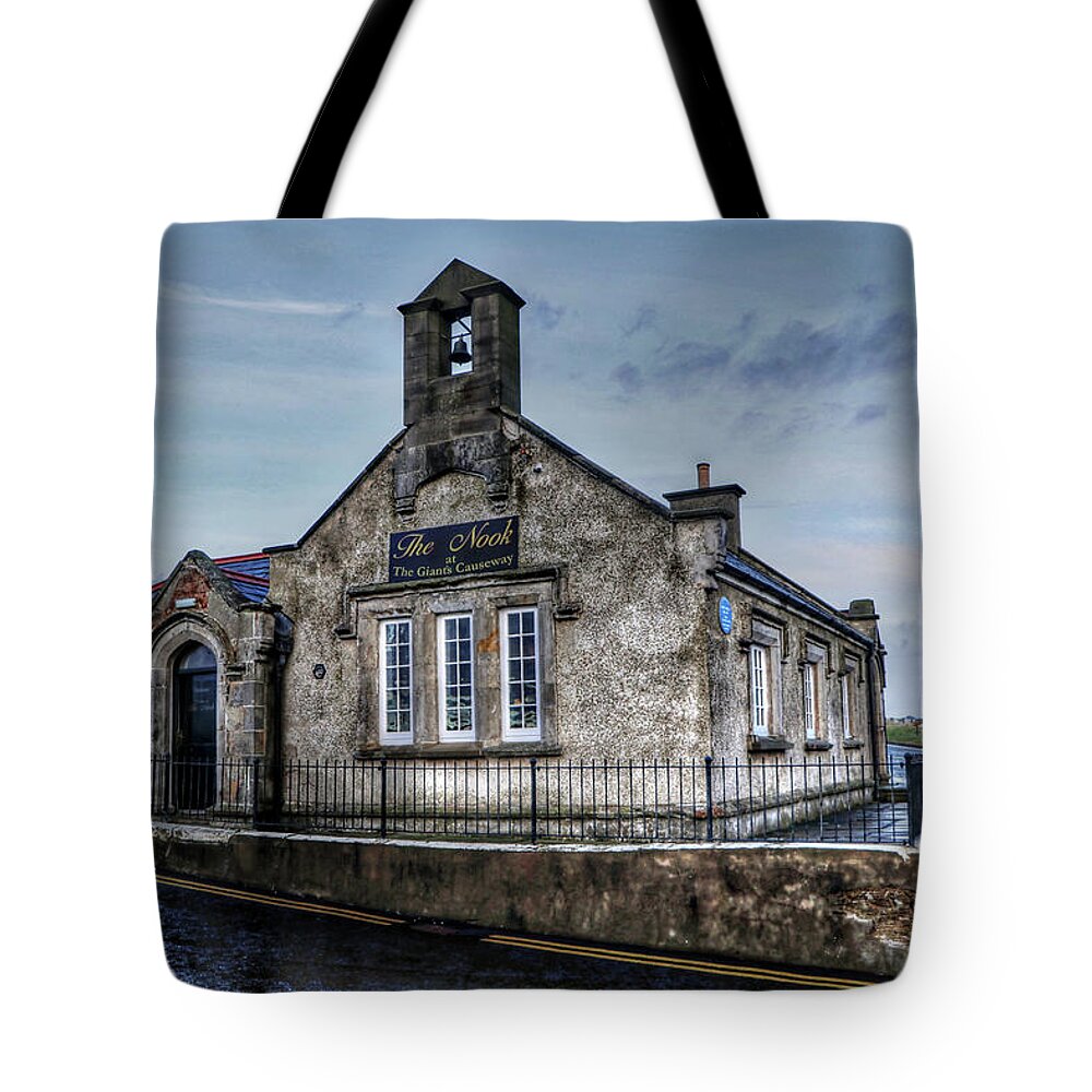 Giant's Causeway Northern Ireland United Kingdom Uk Tote Bag featuring the photograph Giant's Causeway Northern Ireland United Kingdom UK by Paul James Bannerman