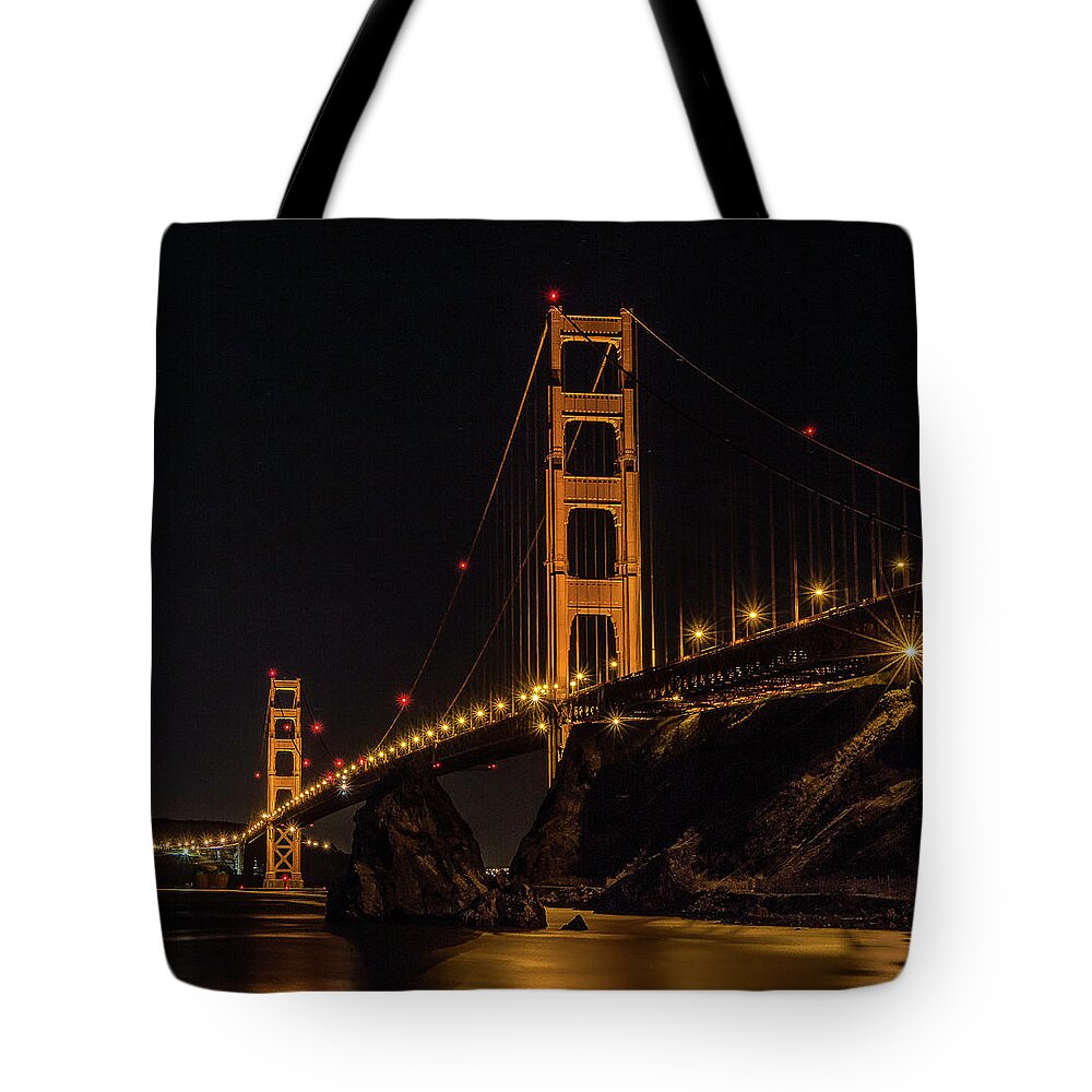 America Tote Bag featuring the photograph Golden Gate Bridge by Teresa Wilson