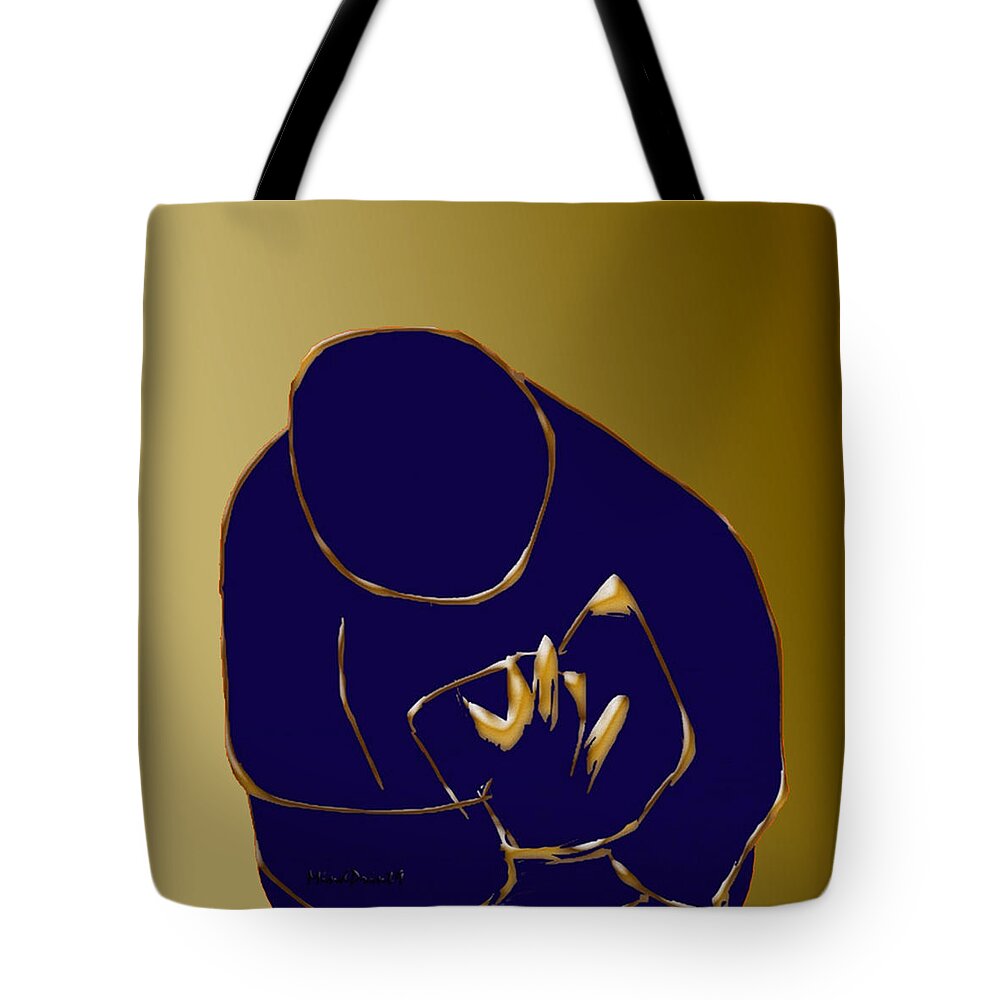 Young Reader Tote Bag featuring the digital art Good Read #1 by Asok Mukhopadhyay