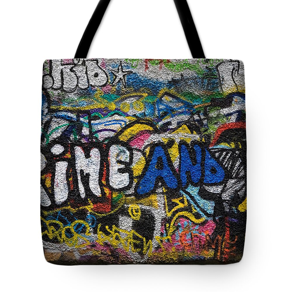Photography Tote Bag featuring the photograph Grafitti On The U2 Wall, Windmill Lane #1 by Panoramic Images