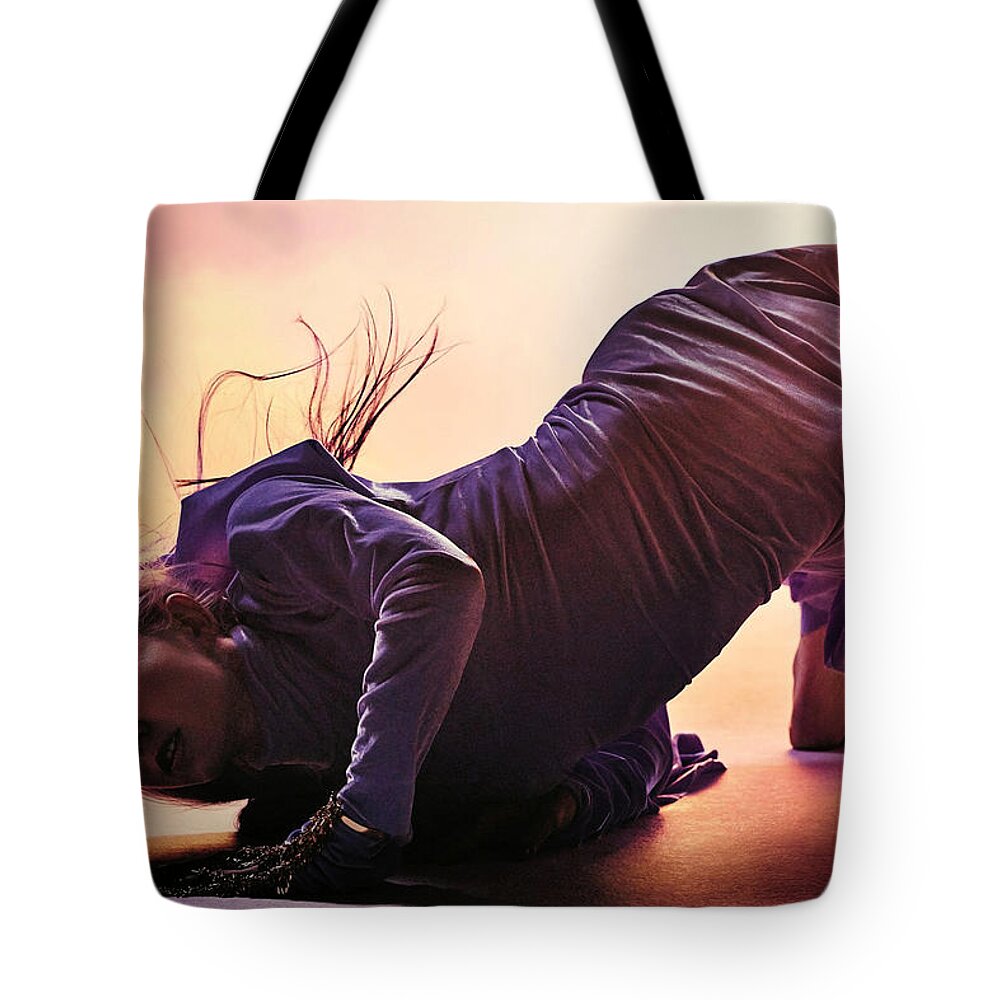 Grimes Tote Bag featuring the digital art Grimes #1 by Super Lovely