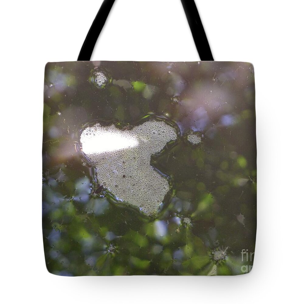 Heart Tote Bag featuring the photograph heART bubbles #1 by Nora Boghossian