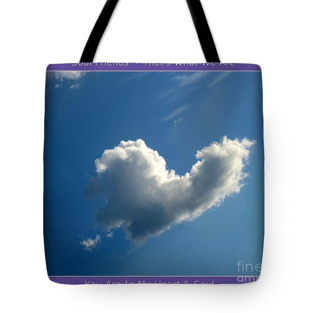 Sedona Tote Bag featuring the photograph Heart Cloud Sedona #3 by Mars Besso