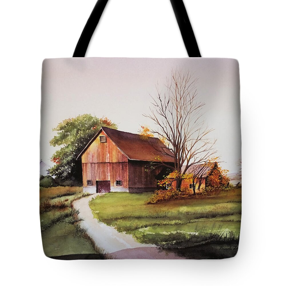 Summer Tote Bag featuring the painting Holland Patent #2 by Frank Zampardi