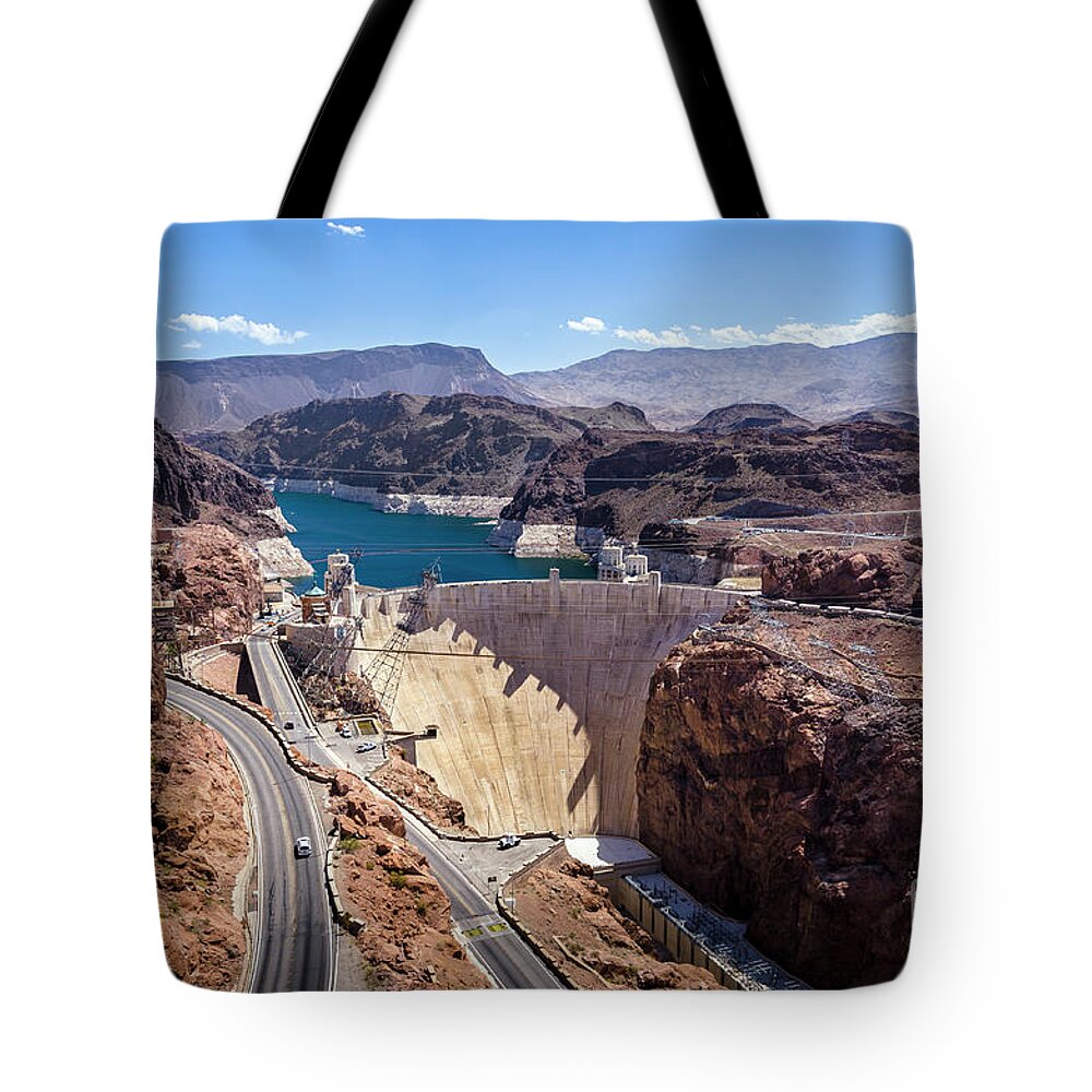America Tote Bag featuring the photograph Hoover Dam #1 by RicardMN Photography