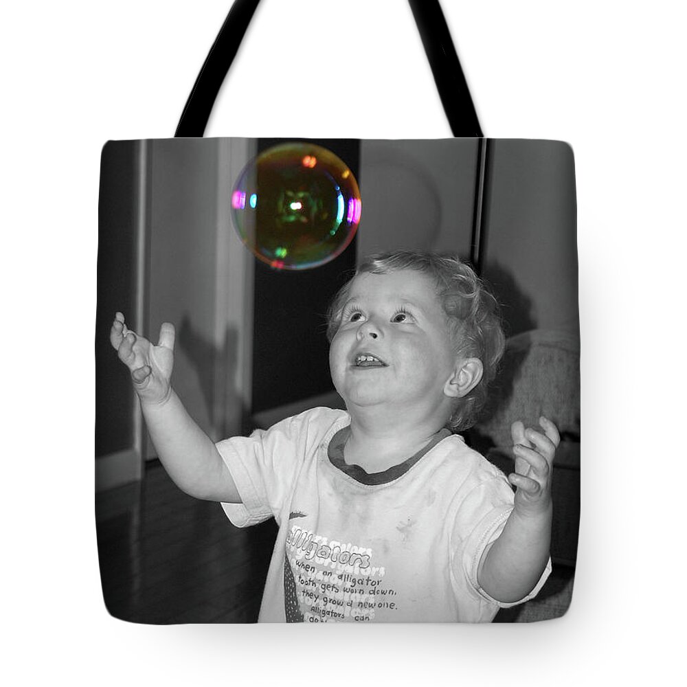 Bubble Tote Bag featuring the photograph Imagine #1 by Robert Meanor