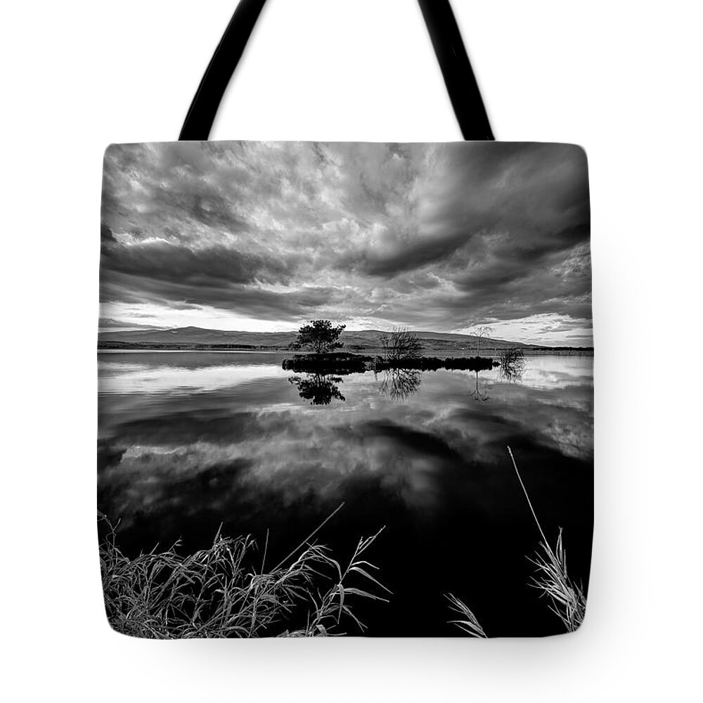 Lake Tote Bag featuring the photograph Island #1 by Ivan Slosar