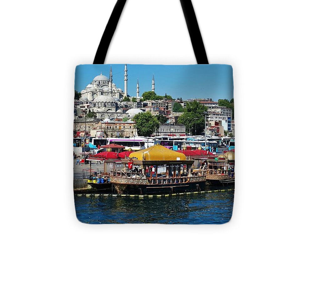 Istanbul Tote Bag featuring the photograph Istanbul #1 by Lisa Dunn