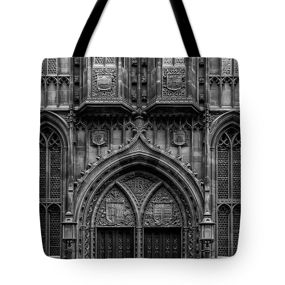 19th Century Tote Bag featuring the photograph John Rylands Library #1 by Neil Alexander Photography