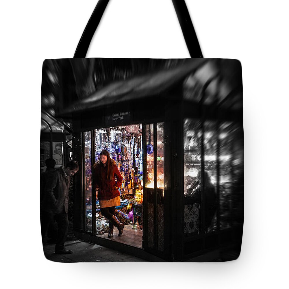 Hdr Tote Bag featuring the photograph Lamp Shop #1 by Ross Henton