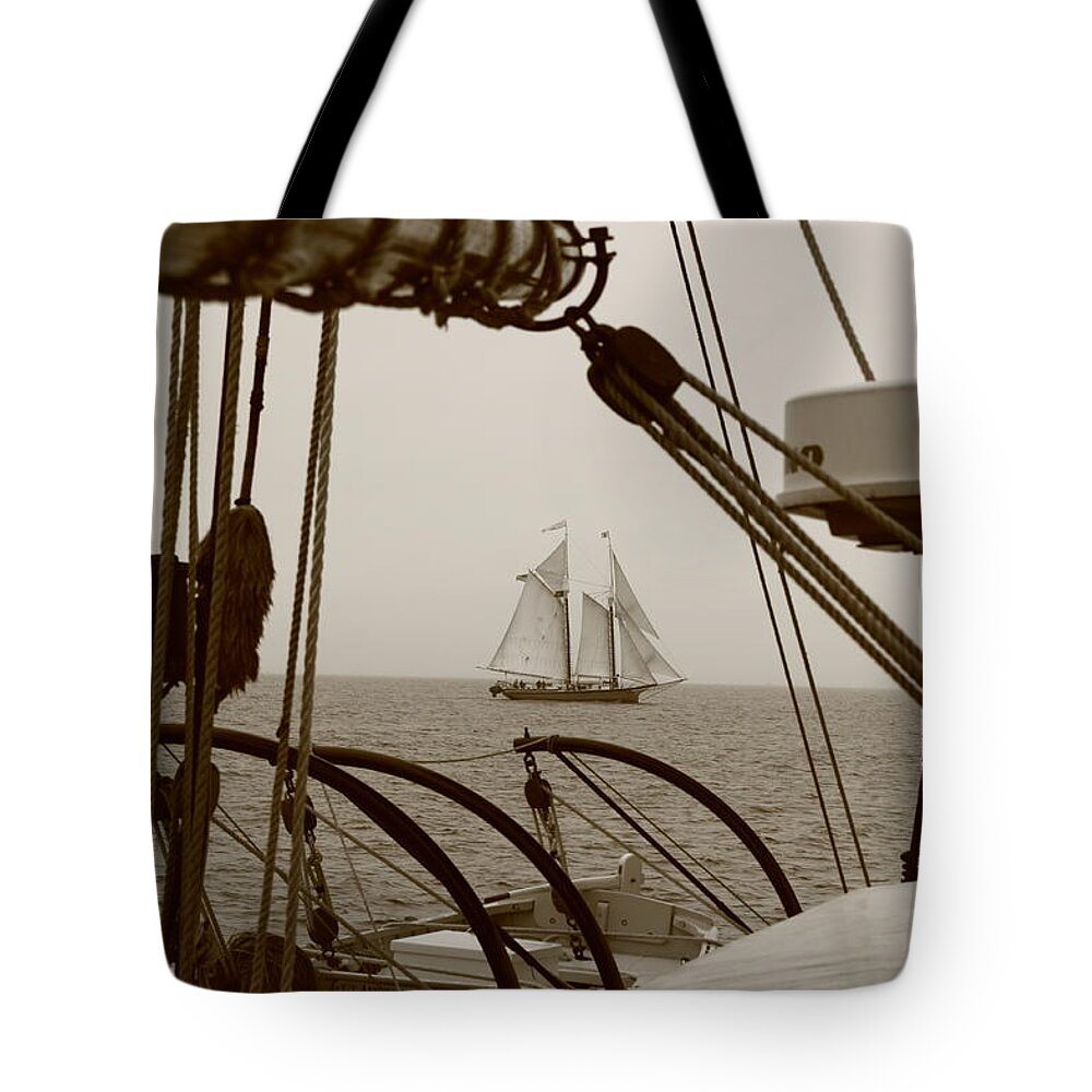 Seascape Tote Bag featuring the photograph Lewis R French #1 by Doug Mills