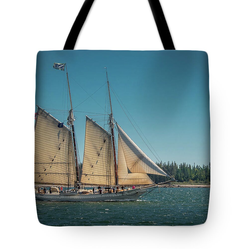 Schooner Tote Bag featuring the photograph Mary Day by Fred LeBlanc