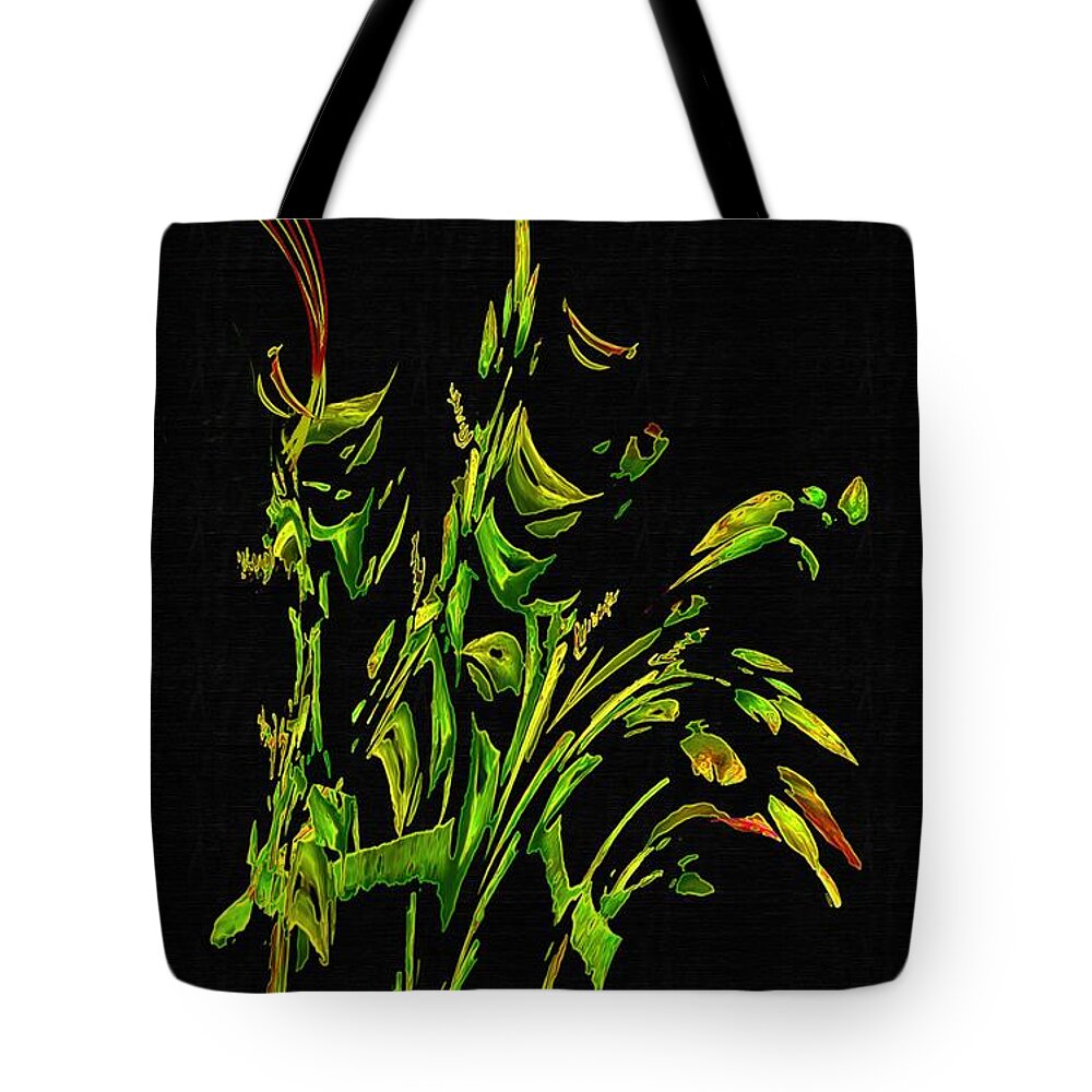 Asian Tote Bag featuring the painting Motif Japonica No. 5 #1 by RC DeWinter