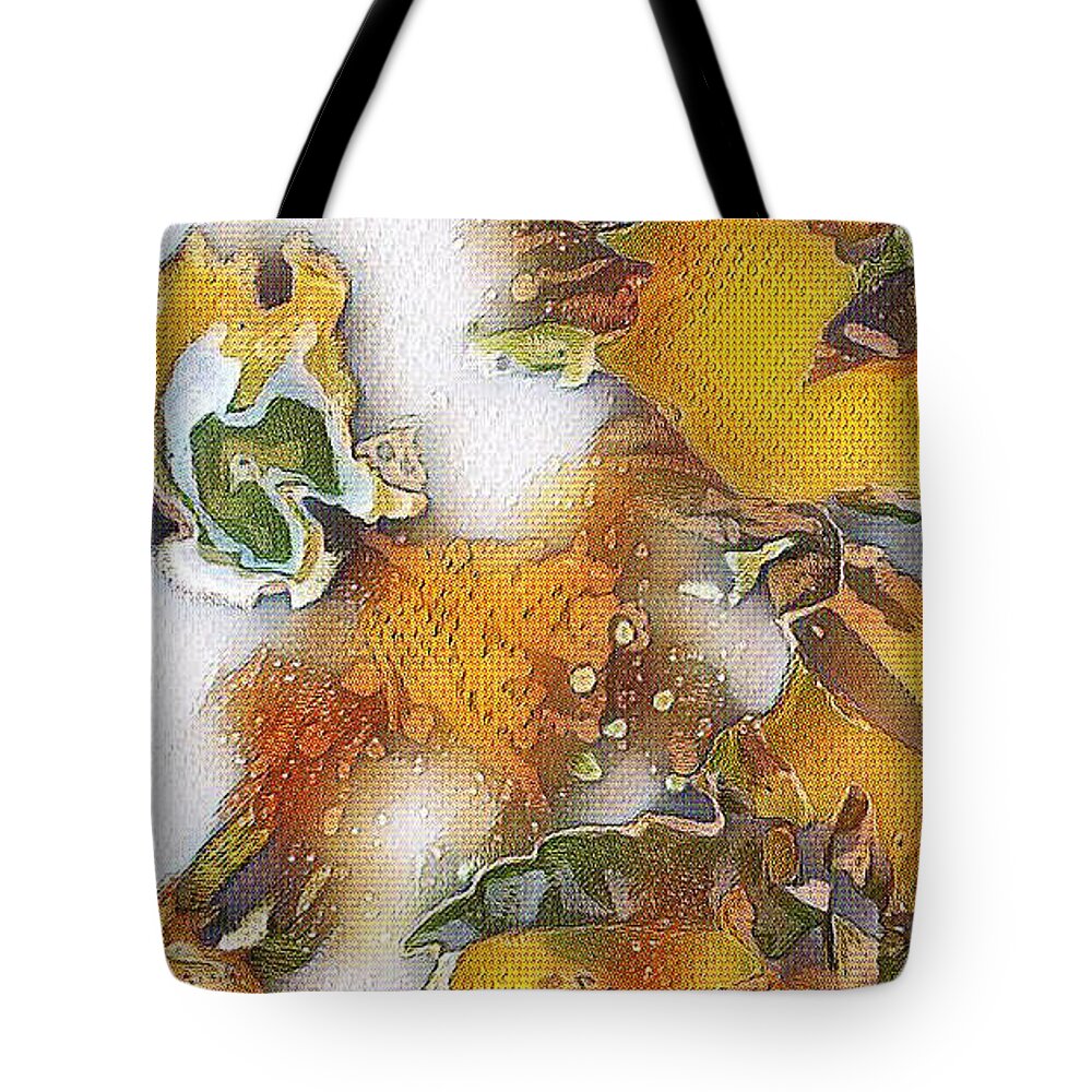 Carte D'or Tote Bag featuring the drawing Carte d'or by Brenae Cochran